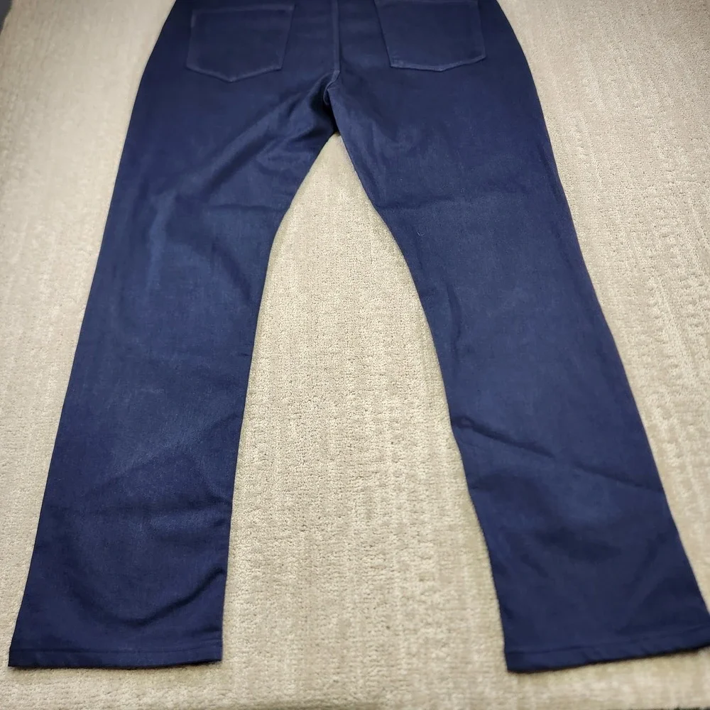 Paige Federal Jeans Men 38x34 Straight Leg Soft Stretch Denim Starless Night USA